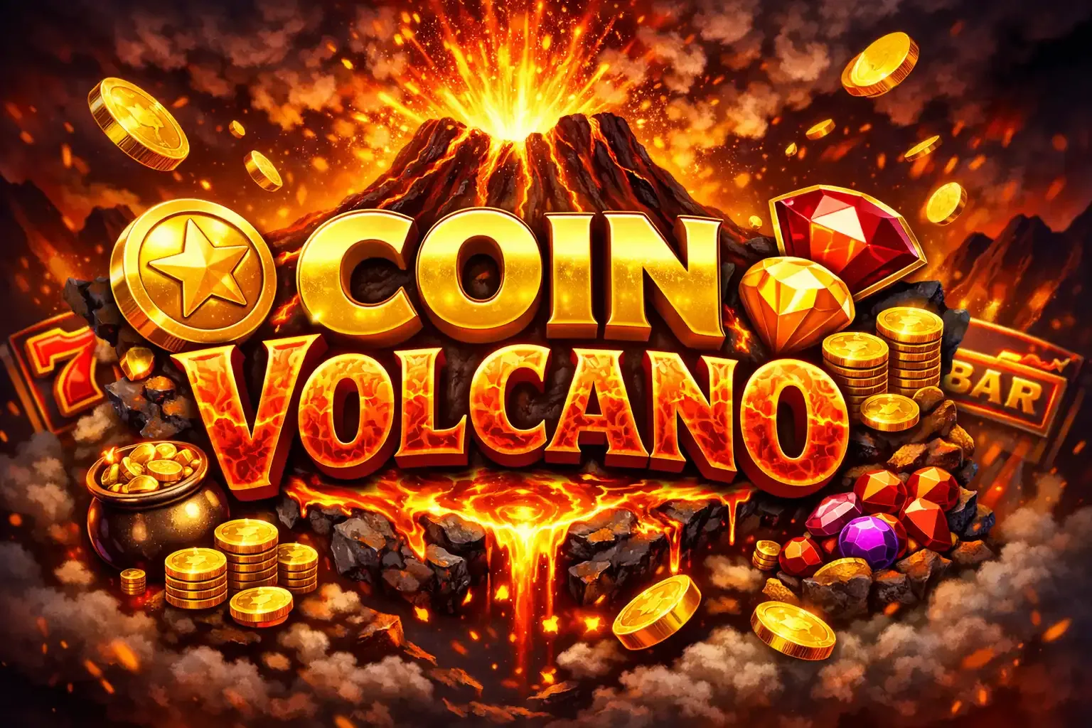 100% gacha $250 Coin Volcano